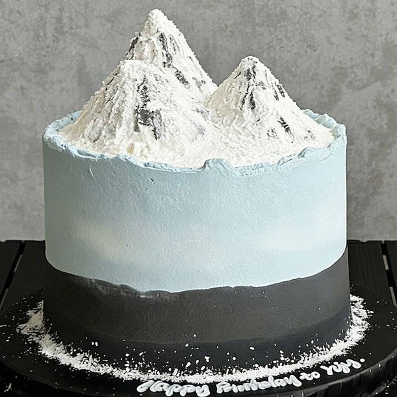 巍峨雪山